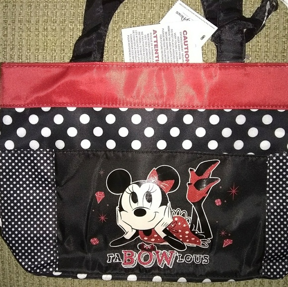 Disney Handbags - Disney Minnie Mouse canvas bag w/ makeup bag